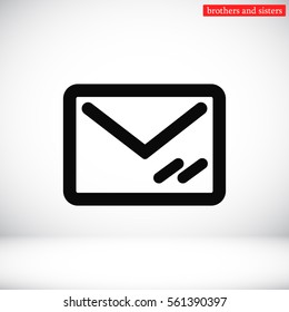 sms line vector icon