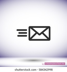 sms line vector icon