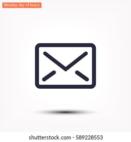 sms line vector icon