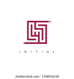 SMS logo geometric with arrow.