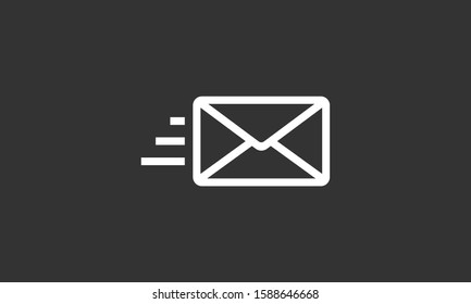 Sms Mail Vector Icon Mail Receive Stock Vector (Royalty Free ...