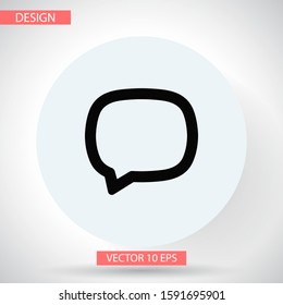 SMS mail vector icon. mail to receive SMS icon. mail to send SMS icon. mail for reading SMS flat