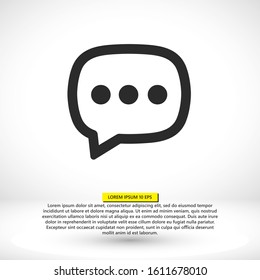 Icono de vector de correo SMS. correo para recibir el icono de SMS. correo para enviar el icono de SMS. correo para leer SMS plano
