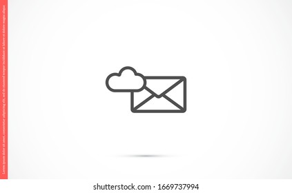 Icono de vector de correo SMS. correo para recibir el icono de SMS. correo para enviar el icono de SMS. correo para leer SMS plano