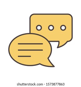 sms message chat social media icon vector illustration