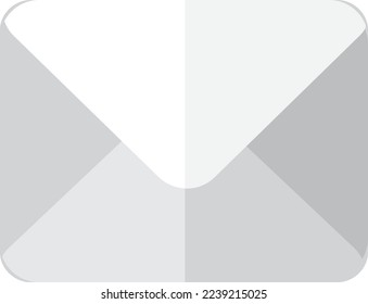 Sms message or mailbox smartphone icon vector. Smartphone function for communication, sending and receiving e-mail or messaging, envelope button. Electronic cellphone gadget flat cartoon illustration