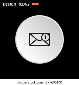 SMS messages. icon. vector design