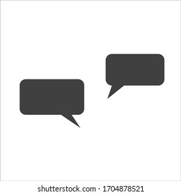 SMS messages. Speech Bubbles. Short Message Service Bubbles.