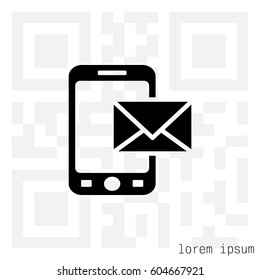 sms (mms) icon. vector illustration