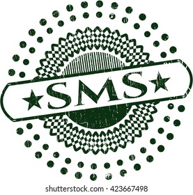 Sello de goma de SMS