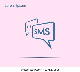 SMS sign icon
