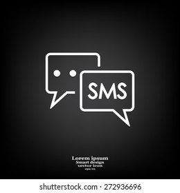 SMS sign icon