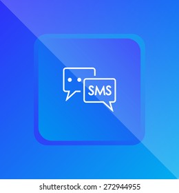 SMS sign icon