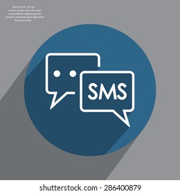 SMS sign icon