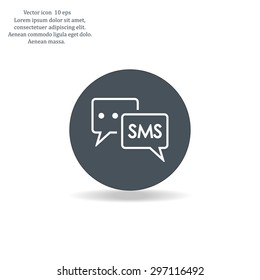 SMS sign icon