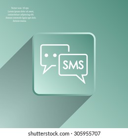 SMS sign icon