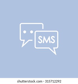 SMS sign icon