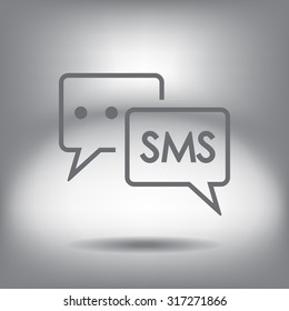 SMS sign icon