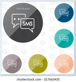 SMS sign icon