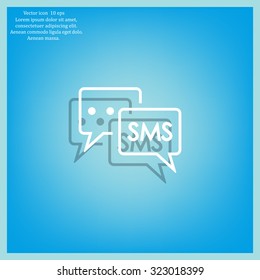 SMS sign icon