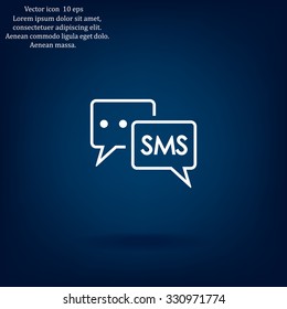 SMS sign icon