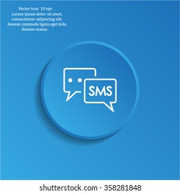 SMS sign icon