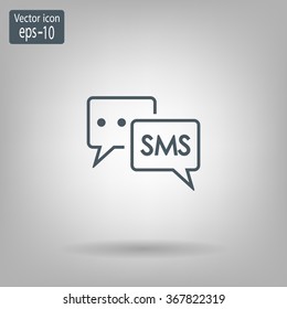 SMS sign icon