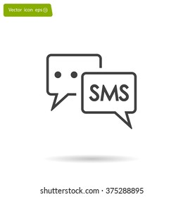 SMS sign icon