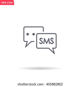 SMS sign icon