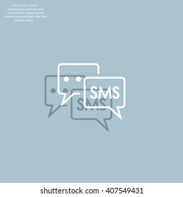 SMS sign icon