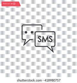 SMS sign icon