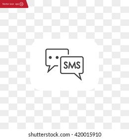 SMS sign icon
