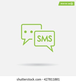 SMS sign icon