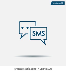 SMS sign icon