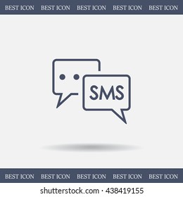 SMS sign icon