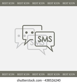 SMS sign icon