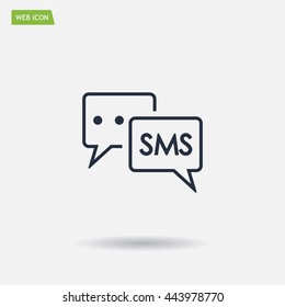 SMS sign icon