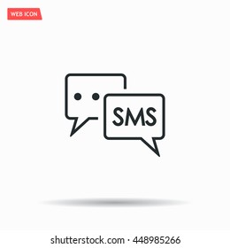 SMS sign icon