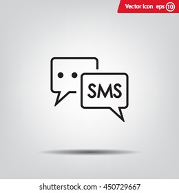 SMS sign icon