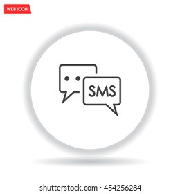 SMS sign icon