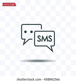 SMS sign icon