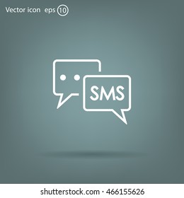 SMS sign icon