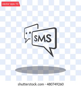 SMS sign icon