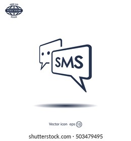 SMS sign icon