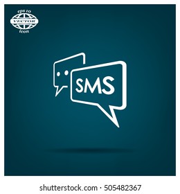 SMS sign icon