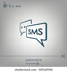 SMS sign icon