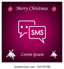 SMS sign icon