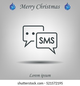 SMS sign icon