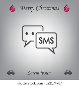 SMS sign icon