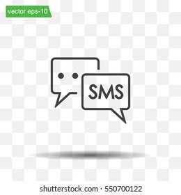 SMS sign icon